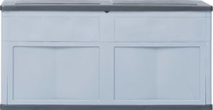 Skrzynia ogrodowa vidaXL 320 l Szary 8