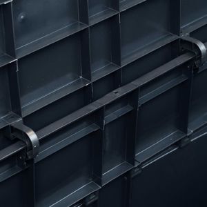 Skrzynia ogrodowa vidaXL 320 l Czarny 2