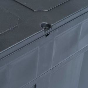 Skrzynia ogrodowa vidaXL 320 l Czarny 5