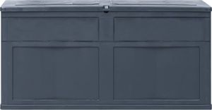 Skrzynia ogrodowa vidaXL 320 l Czarny 7