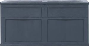 Skrzynia ogrodowa vidaXL 320 l Czarny 8