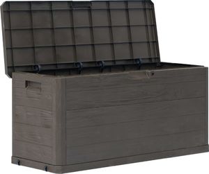 Skrzynia ogrodowa vidaXL 280 l Brąz 6