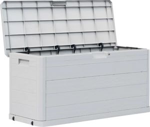 Skrzynia ogrodowa vidaXL 280 l Jasny szary 6