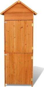 Szafa ogrodowa vidaXL 79x49x190 cm brązowa 41650 3