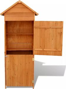 Szafa ogrodowa vidaXL 79x49x190 cm brązowa 41650 4