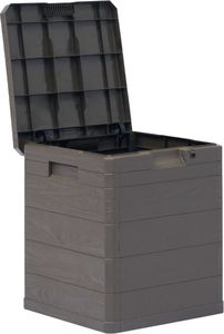 Skrzynia ogrodowa vidaXL 90 l Brąz 3
