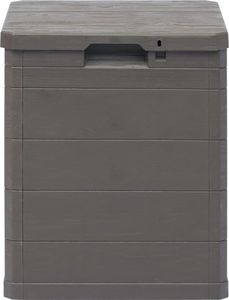 Skrzynia ogrodowa vidaXL 90 l Brąz 4