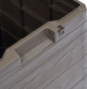 Skrzynia ogrodowa vidaXL 90 l Brąz 5