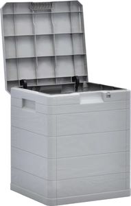 Skrzynia ogrodowa vidaXL 90 l Szary 3