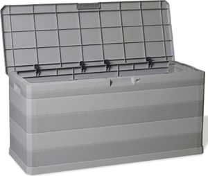 Skrzynia ogrodowa vidaXL 117x45x56 cm 280 l Szary 7