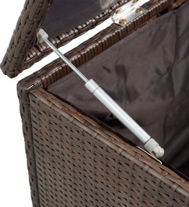 Skrzynia ogrodowa vidaXL 120x50x60 cm Brąz 3