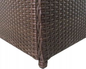 Skrzynia ogrodowa vidaXL 120x50x60 cm Brąz 4