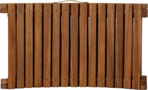 vidaXL leżak z poduszką, lite drewno akacjowe, ciemnoszary (46651) 5