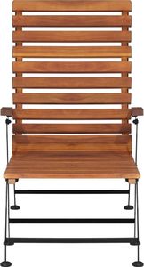 vidaXL leżak tarasowy, lite drewno akacjowe (44390) 2