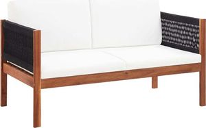 vidaXL sofa ogrodowa, 2-osobowa, lite drewno akacjowe (46341) 1