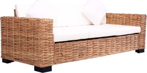 vidaXL zestaw 2 sof ogrodowych z poduszkami rattan (276283) 5