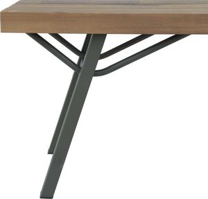 vidaXL ławka ogrodowa, 120 cm, lite drewno akacjowe (44252) 3