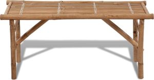 vidaXL składana ławka ogrodowa, 118 cm, bambusowa (41503) 2