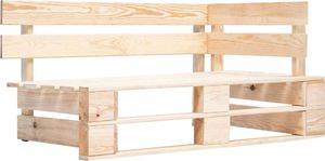 vidaXL ogrodowa ławka narożna z palet, drewno FSC (45769) 1