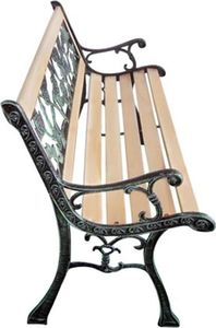 vidaXL ławka ogrodowa, 122 cm, drewniana (40261) 3