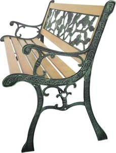 vidaXL ławka ogrodowa, 122 cm, drewniana (40261) 7