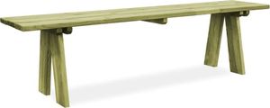 vidaXL ławka ogrodowa, 170 cm, impregnowane drewno sosnowe FSC (45147) 1