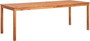 vidaXL stół ogrodowy, 215x90x74 cm, lite drewno akacjowe (45963) 1