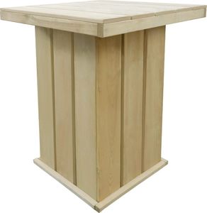 vidaXL stolik barowy, 75x75x110 cm, impregnowane drewno FSC (44910) 1
