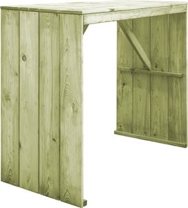 vidaXL stół barowy, 130x60x110 cm, impregnowane drewno sosnowe FSC (44900) 1
