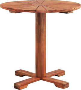 vidaXL stolik bistro, 70x70 cm, lite drewno akacjowe (44037) 2