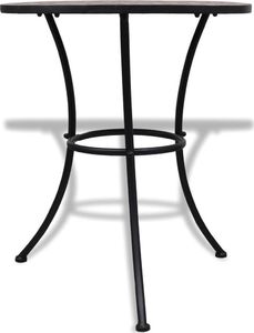 vidaXL stolik bistro, terakota, 60 cm, mozaikowy (41528) 2