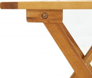 vidaXL stolik bistro, 46x46x47 cm, lite drewno akacjowe (41435) 6