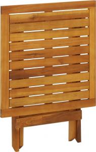 vidaXL stolik bistro, 46x46x47 cm, lite drewno akacjowe (41435) 4