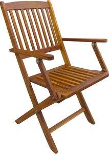 vidaXL 7 częściowy zestaw składanych mebli ogrodowych, lite drewno akacjowe (44057) 5