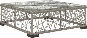 vidaXL 8 częściowy zestaw wypoczynkowy do ogrodu, poduszki, rattan PE, szary (46806) 7