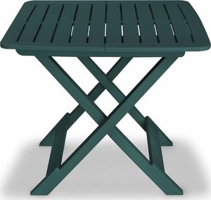 vidaXL 3-cz. składany zestaw mebli bistro, plastik, zielony 2