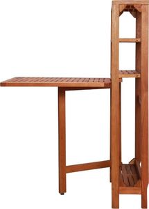 vidaXL 3 częściowy składany zestaw bistro, lite drewno akacjowe (44013) 6