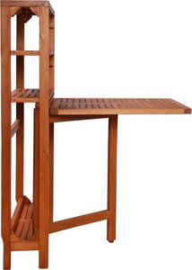 vidaXL 3 częściowy składany zestaw bistro, lite drewno akacjowe (44013) 7