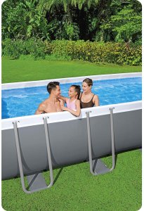 Bestway Basen stelażowy Power Steel 488x244cm 11w1 (56671) 9