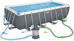 Bestway Basen stelażowy Power Steel 488x244cm 11w1 (56671) 5