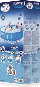 Bestway Basen stelażowy Steel Pro 366cm (56681) 5