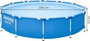 Bestway Basen stelażowy Steel Pro 366cm (56706) 3