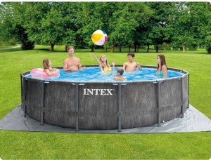 Intex Basen Stelażowy GREYWOOD Prism Frame Premium 15Ft / 457 x 122 cm INTEX 5