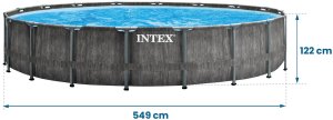 Intex Basen stelażowy 549cm 12w1 (26744) 6