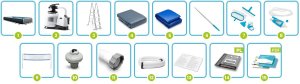 Bestway Basen Stelażowy Ultra XTR Frame 32Ft x 16Ft / 975x488x132 cm z Systemem Słonej Wody INTEX 10