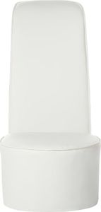 vidaXL Fotel w kształcie buta na obcasie, biały, sztuczna skóra 4