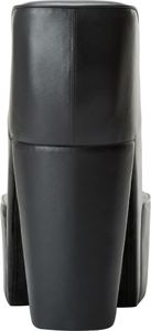 vidaXL Fotel w kształcie buta na obcasie, czarny, sztuczna skóra 5