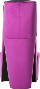 vidaXL Fotel w kształcie buta na obcasie, fioletowy, aksamitny 5