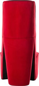 vidaXL Fotel w kształcie buta na obcasie, czerwony, aksamitny 5