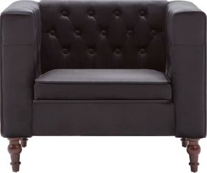 vidaXL Fotel, czarny, aksamit 4